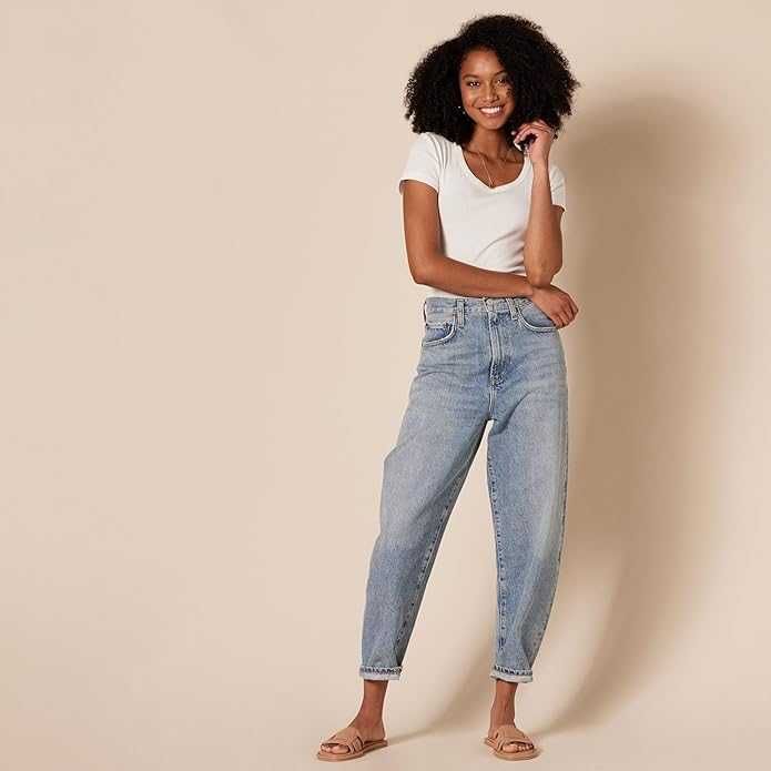 Amazon Essentials Damskie Klapki Brązowe Plecione Memory Foam 43