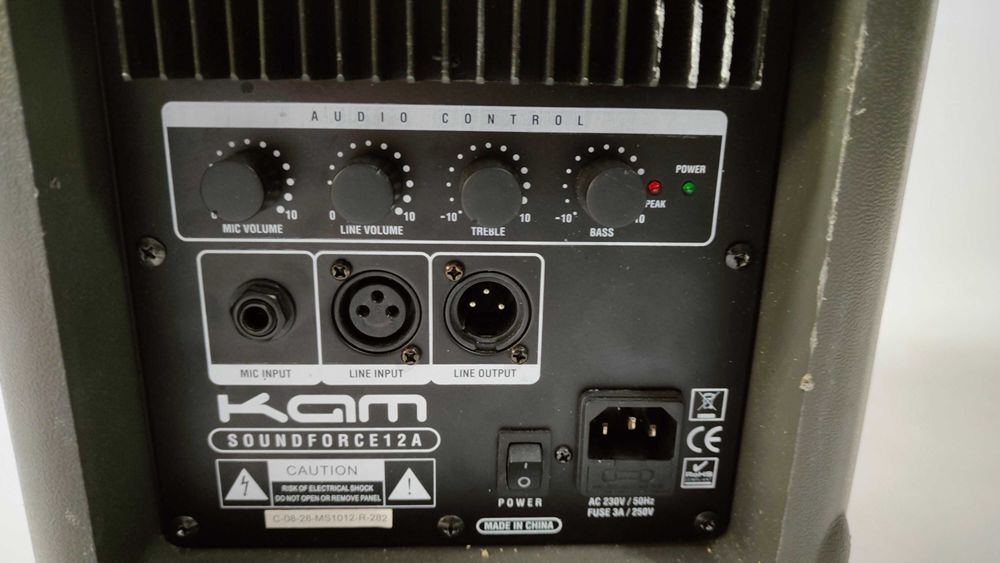 Kolumna aktywna monitor/odsłuch KAM Soundforce 12A-250W, 8 Ohm