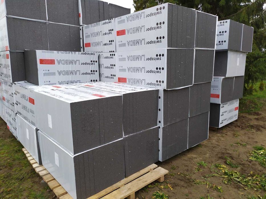 Styropian grafitowy fasada lambda 0,031 Swisspor grafit 031
