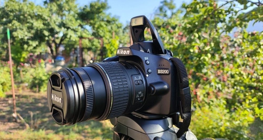 Nikon D3200 3000-Пробег+18+55 VR ll зеркальный фотоаппарат зеркалка