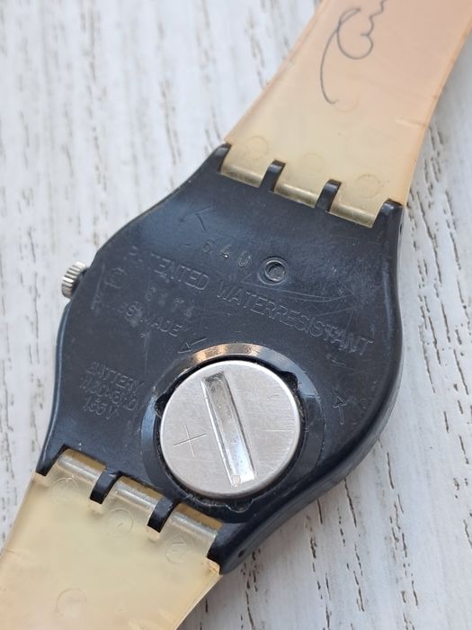 Zegarek Swatch 5755 Annie Leibovitz wzór olimpijski 1996 GB 178 UNIKAT