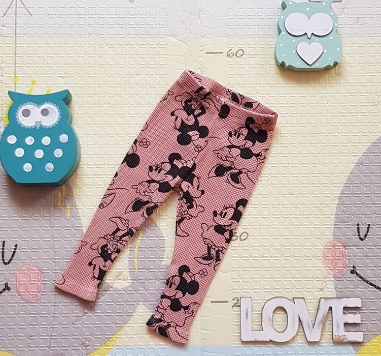 Штани Zara Зара штанішкі повзункі на дівчинку 9-12 м