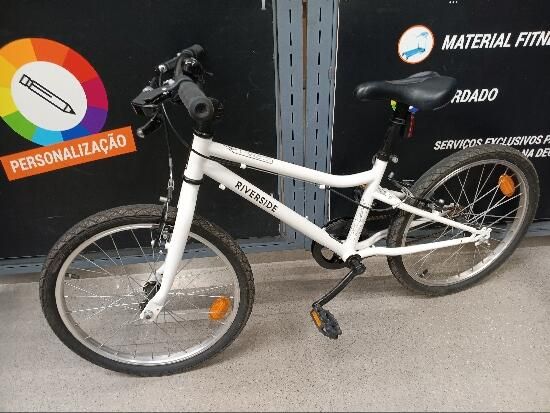 BICICLETA DE TREKKING CRIANÇA RIVERSIDE 100 20 POLEGADAS 6-9 ANOS