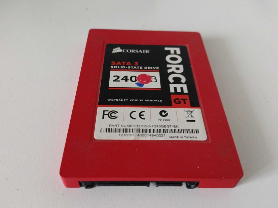 240Gb SSD Corsair Force Series GT MLC SATAIII 2.5"