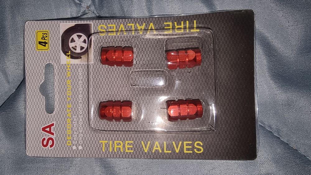 Tampas válvulas pneus alumínio