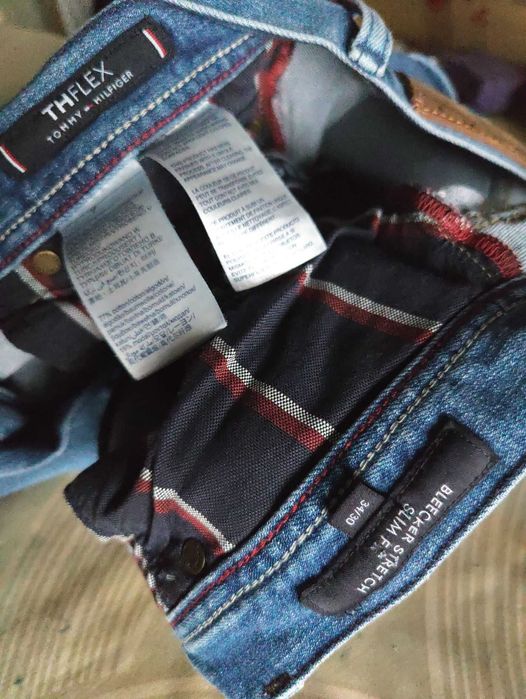 Джинсы Tommy Hilfiger jeans USA w34 stretch blue.