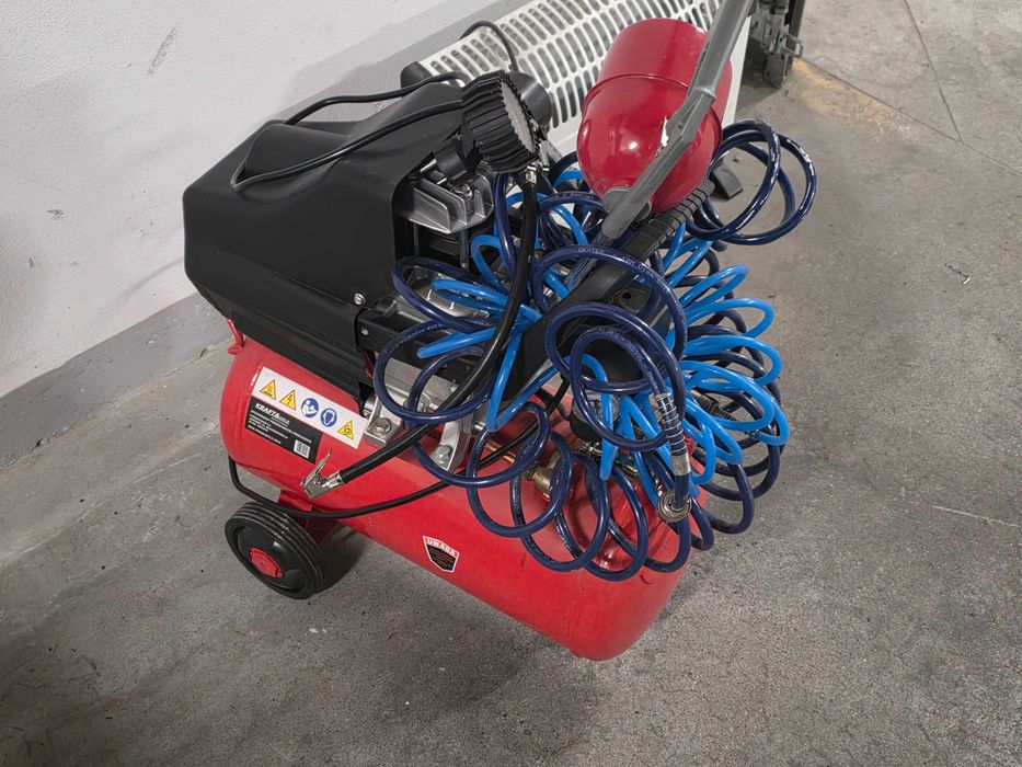 Kompresor olejowy KD400 – 24L + zestaw pneumatyczny 8w1