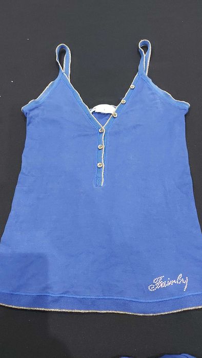 Conjunto top e casaco fairly