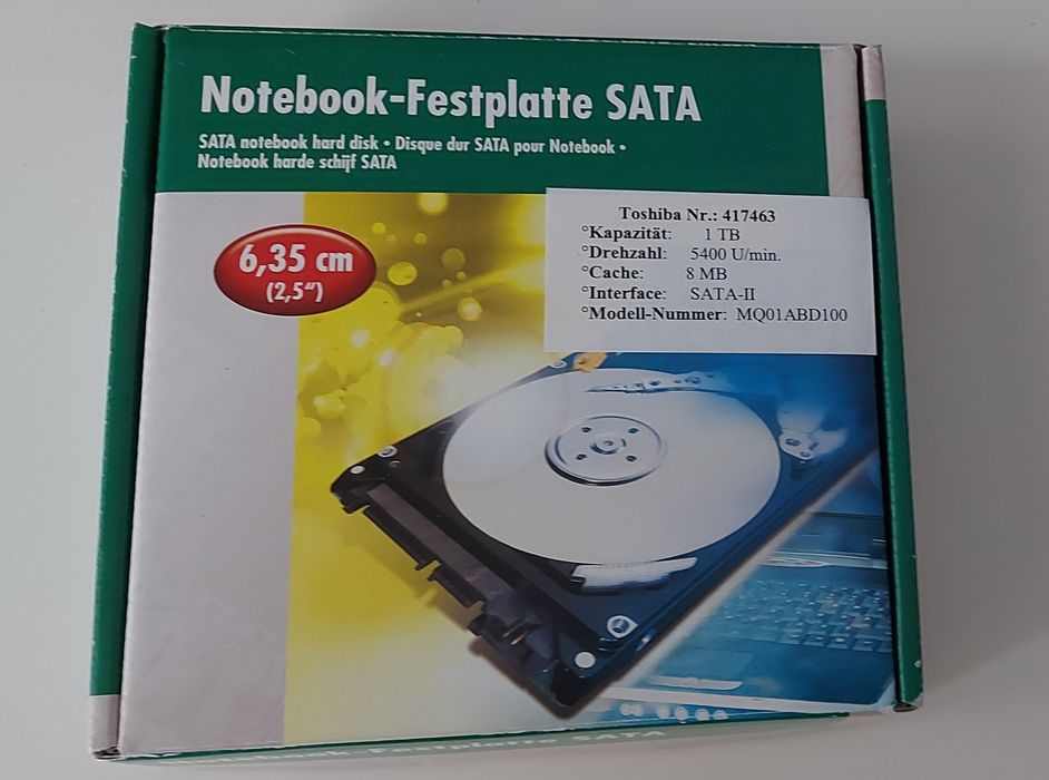 Dysk Twardy 1TB Toshiba MQ01ABD100