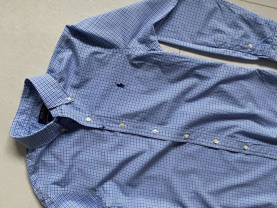 Ralph Lauren Polo koszula niebieska S