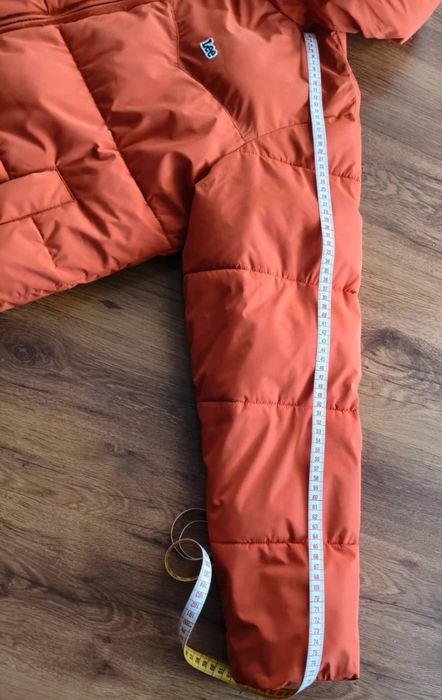 Lee Kurtka Męska Zimowa Puchowa M Puffer Jacket Orange