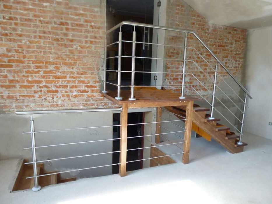 Balustrada nierdzewna balkonowa schodowa - kompl. system. Zrób to sam.