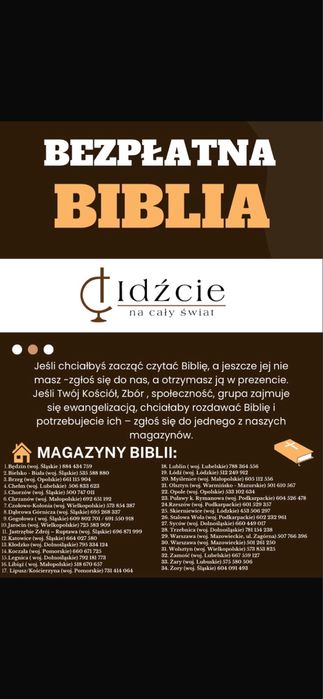 Pismo Święte Biblia Stary i Nowy Testament - darmowa wysyłka