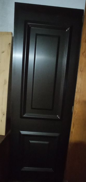 Folha de alumínio para porta, branca e castanha, reversível