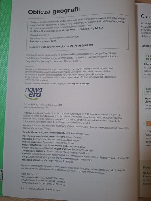 Podręcznik do geografii 3
