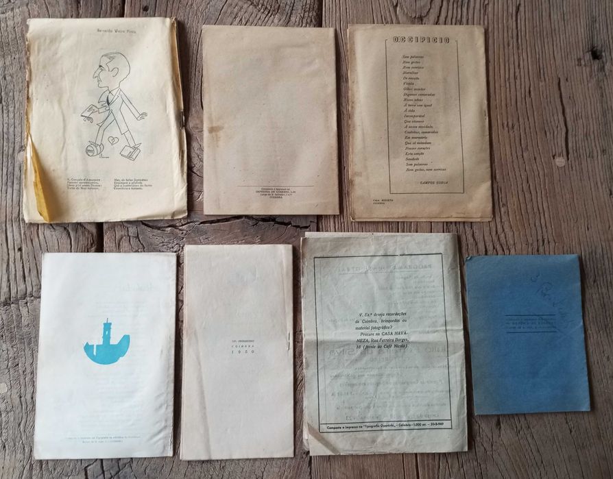 Queima das fitas Coimbra anos de 1949 e 1950