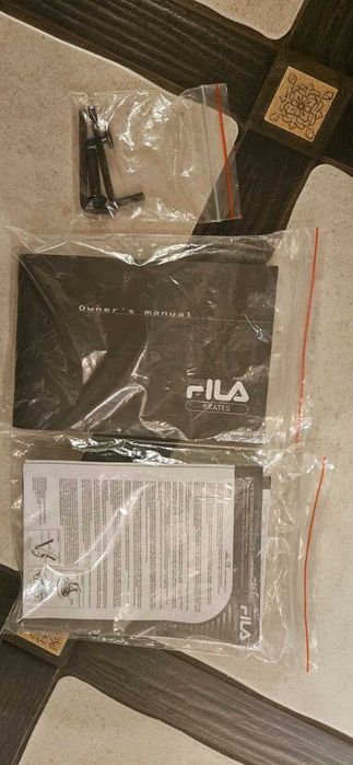 Дитячі ролики для хлопчика Fila  combo 3 set з захистом та шоломом.