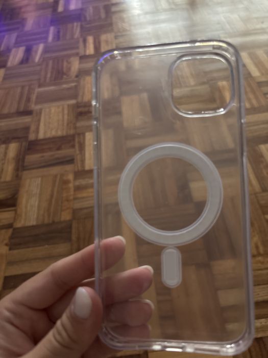 Capa iphone 15plus com carregamento por contacto