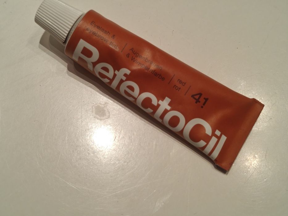 Czerwona Red henna do brwi Refecto Oil 15ml