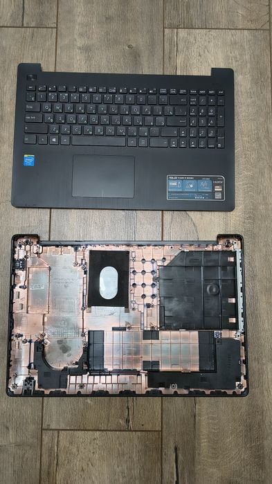 Корпус ASUS X553M: топкейс з клавіатурою, піддон
