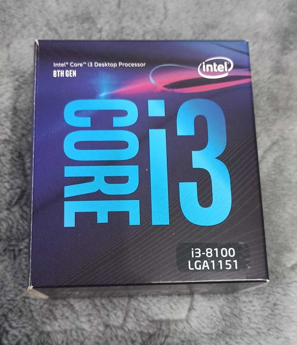 Procesor i3-8100 + chłodzenie box