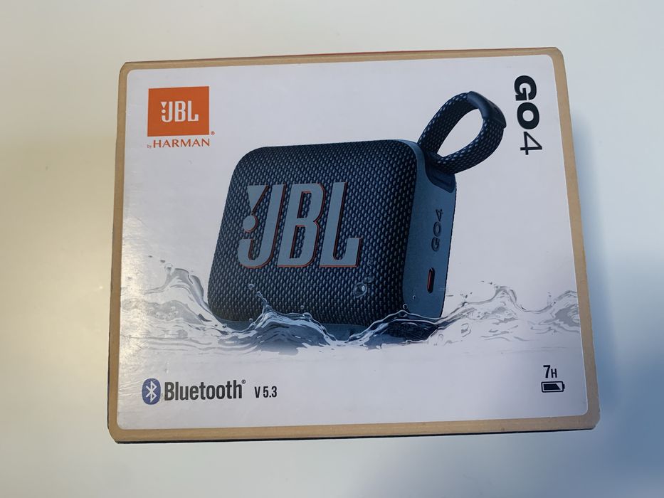 JBL Go 4 Blue (Оригінал, Повний комплект, Стан нової)