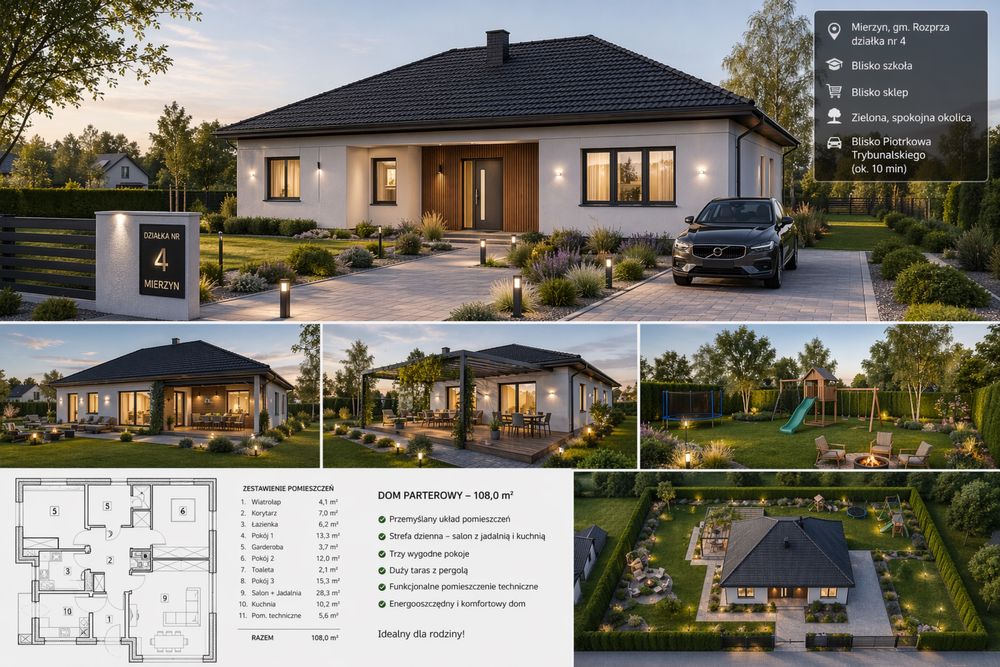 Działki budowlane Mierzyn