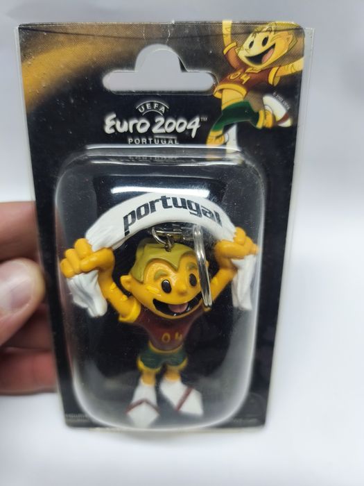 記念グッズ EURO 2004 FANS' GUIDE Porta-chaves Kinas - Mascote Oficial UEFA Euro 2004 Portugal