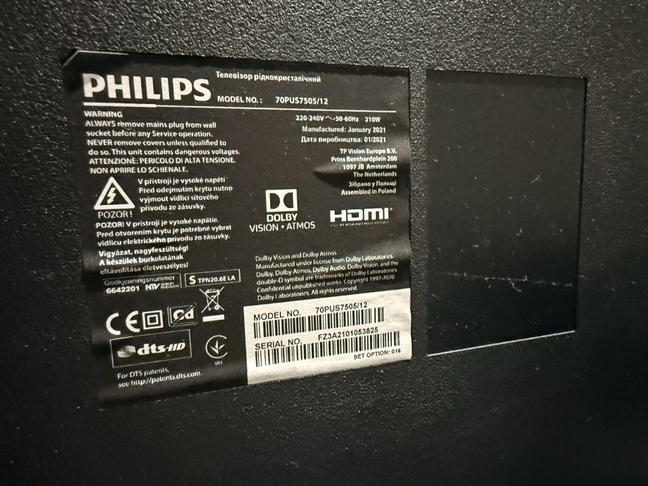 Telewizor Philips 70 cali