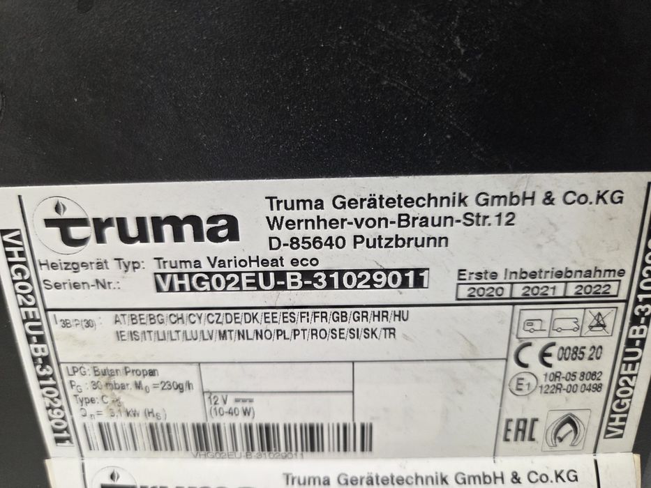 Truma VarioHeat eco ogrzewanie gazowe