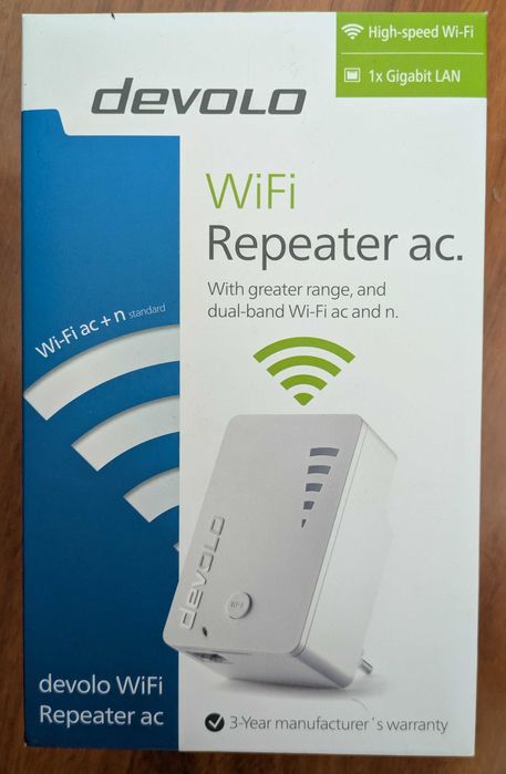 Switch Gigabit TP-Link + Repetidor Wi-Fi devolo AC (Com Caixa) + Oferta Pen Wi-Fi