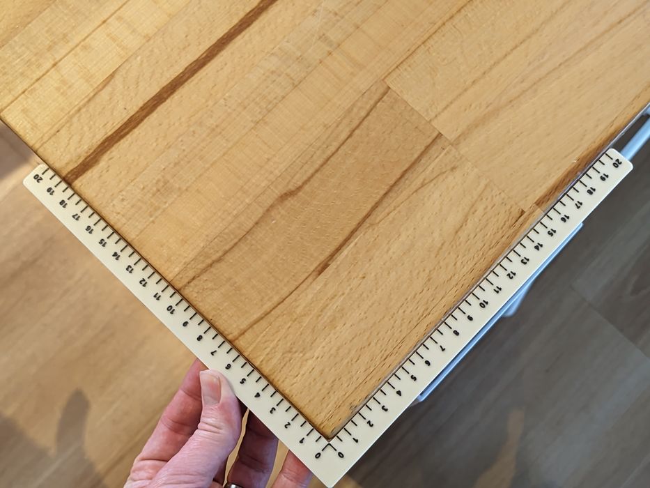 Esquadro de carpinteiro de 20 cm para medir ângulos