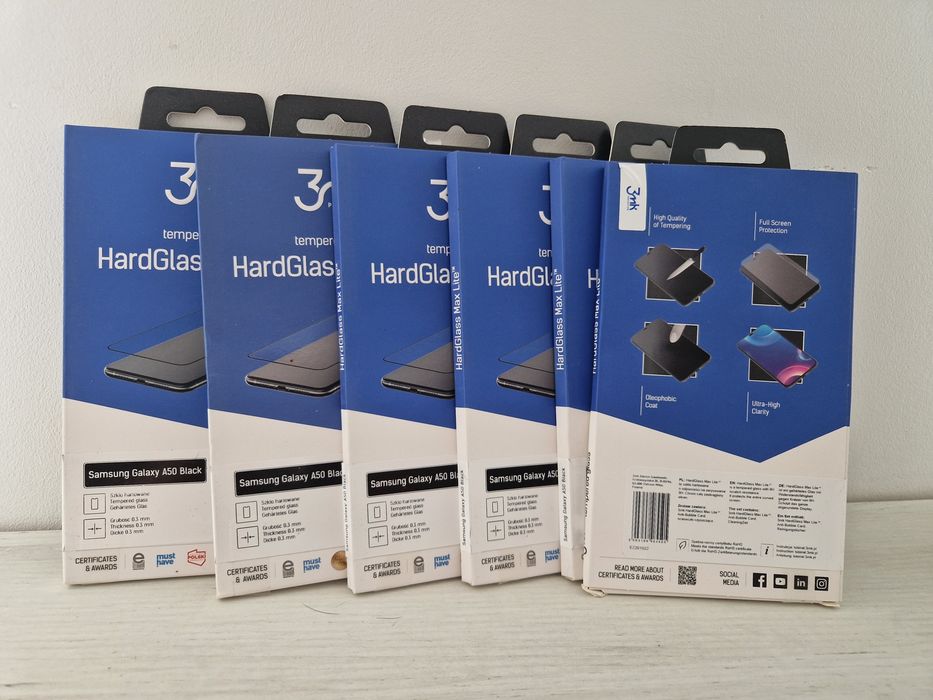 Hartowane szkło 3MK HardGlass Max Lite do Samsung Galaxy A50