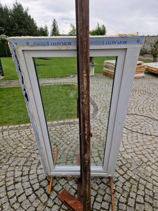 Okno 87x158 pcv 86.5x159.5 z demontażu
