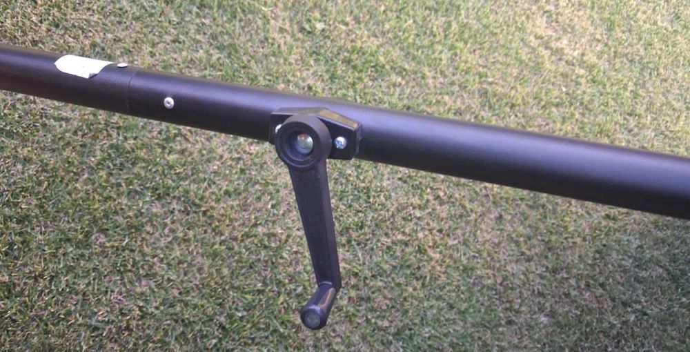 Parasol Ogrodowy szary 240 cm składany