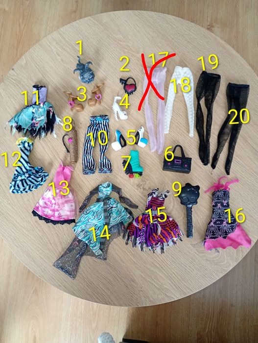 Dodatki akcesoria lalki monster high ever after High