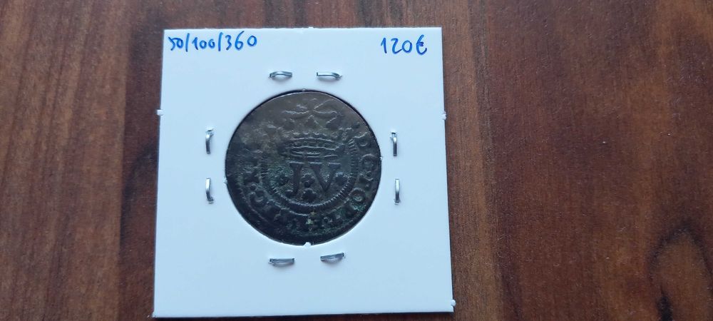 Moeda III Reis 1721 D. João V