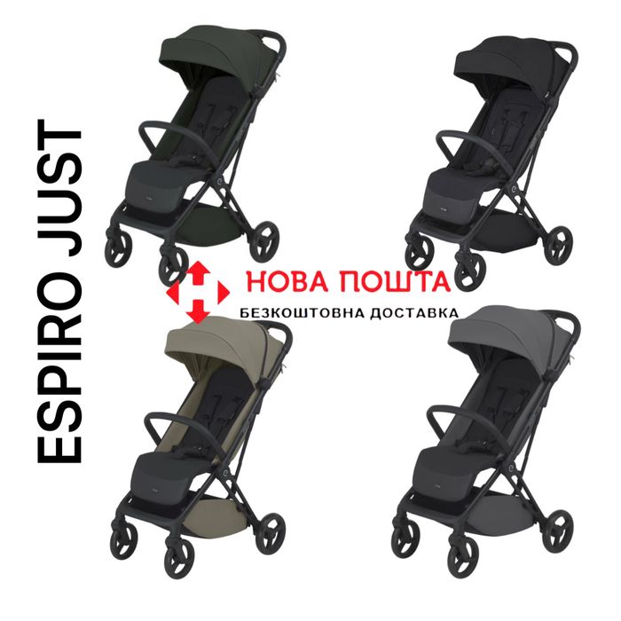 Коляска прогулянкова ESPIRO JUST ElSE FLOW FUEL PRO WIND PEARL