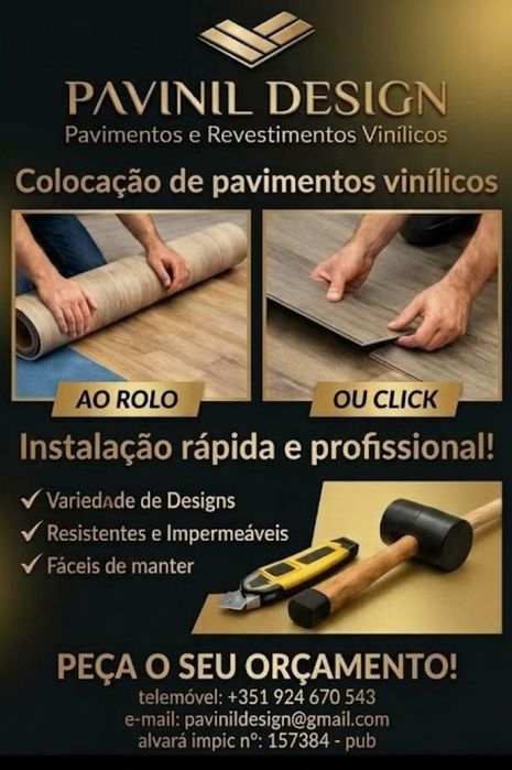 Colocação de Pavimentos vinílicos