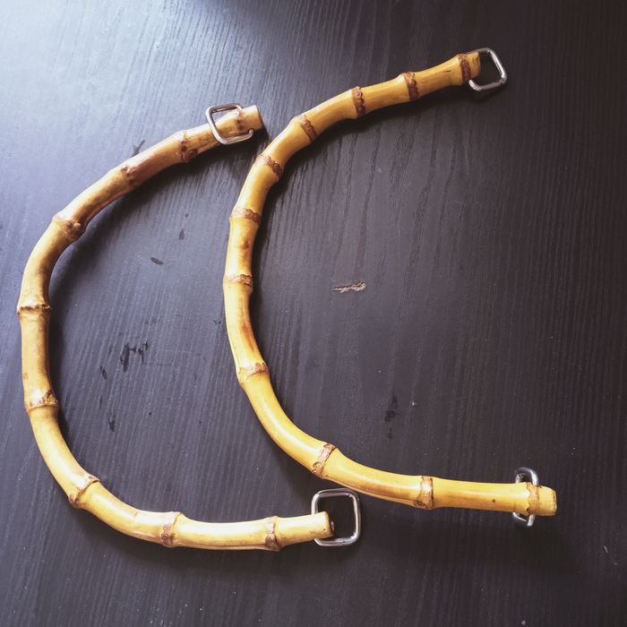 Бамбукові лаковані ручки для сумок