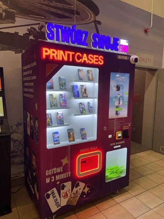 Maszyna vendingowa print case personalizacja