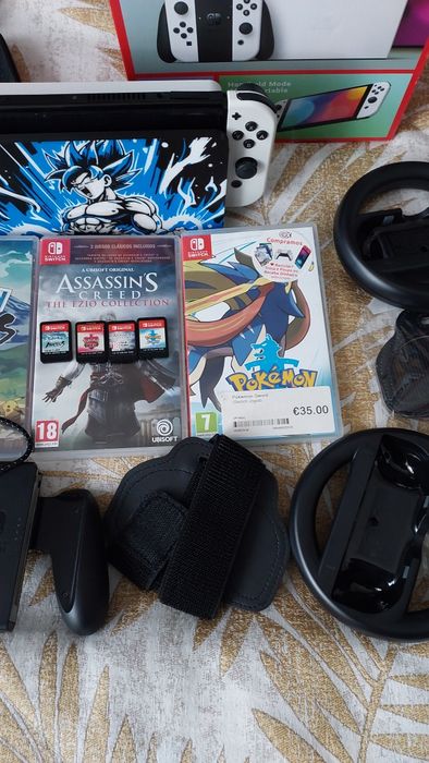 Nintendo switch+jogos+assessorias