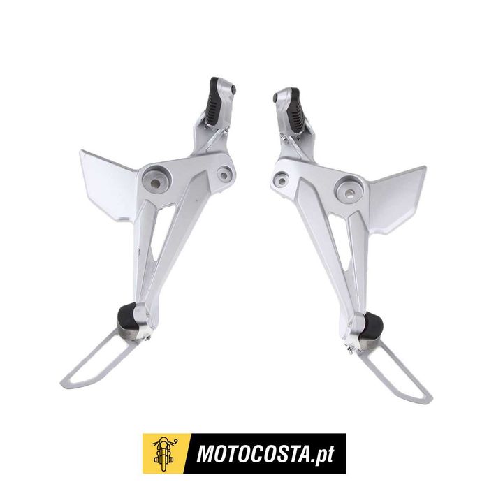 Apoios de Pés Honda Grom MSX125 - Par Esquerdo e Direito em Metal