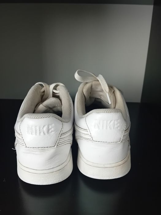 #Nike buty sportowe białe skórzane