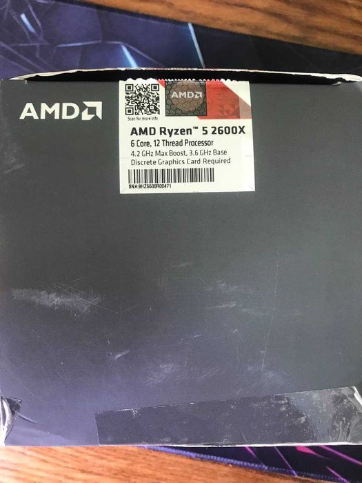 Продам комплект на  АМ4, материнка GIGABYTE B450М, AMD RYZEN 5 2600x