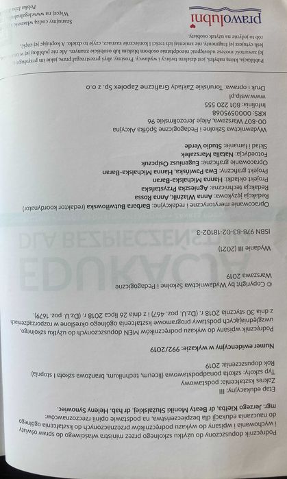 Edukacja dla bezpieczeństwa WSiP Bogusława Breitkopf, Mariusz Cieśla