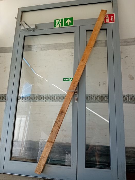 Drzwi  aluminiowe z demontażu