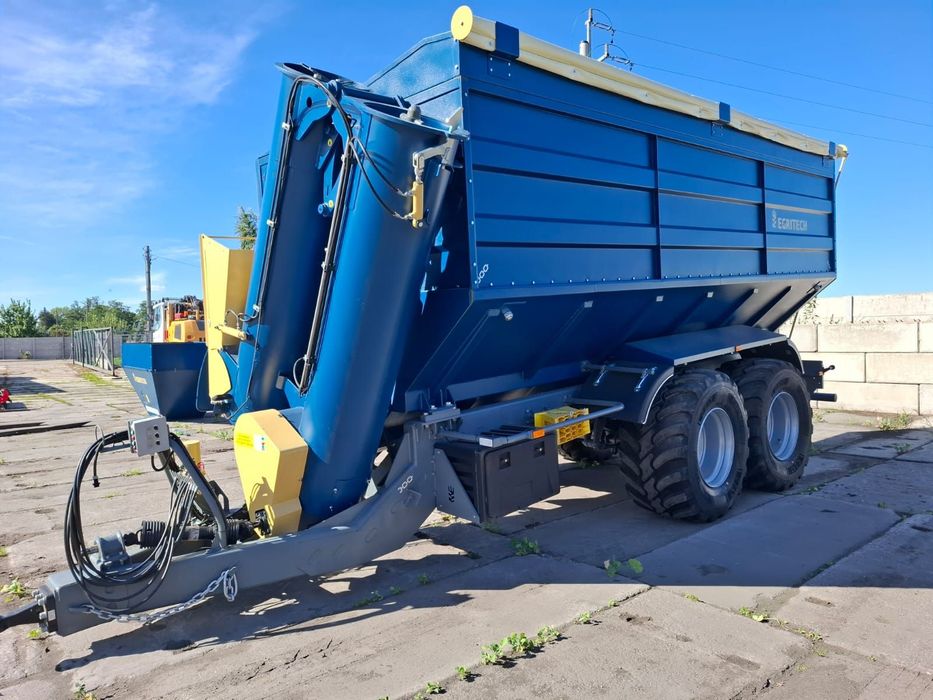 Egritech BHP 30  Przyczepa przeładowcza / przeładunkowa - 30 m3 (bogate wyposażenie)