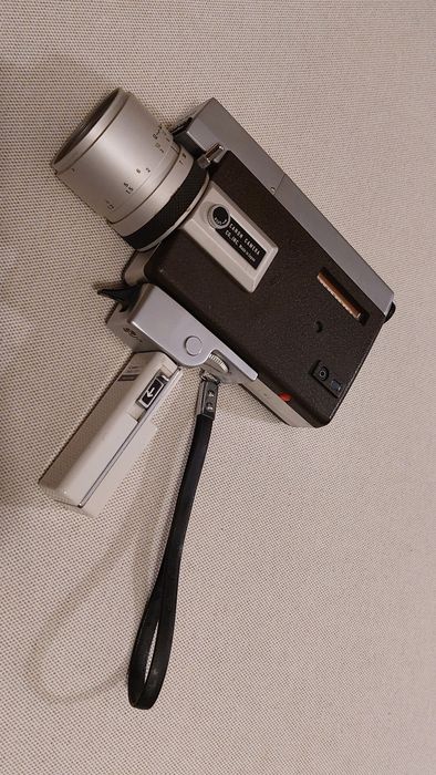 Máquina filmar antiga, Canon Zoom 318 Super 8, com bolsa, funcional