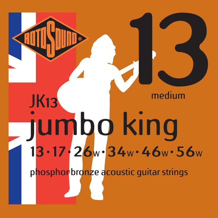 Rotosound JK13 Jumbo King 13-56 – struny do gitary akustycznej